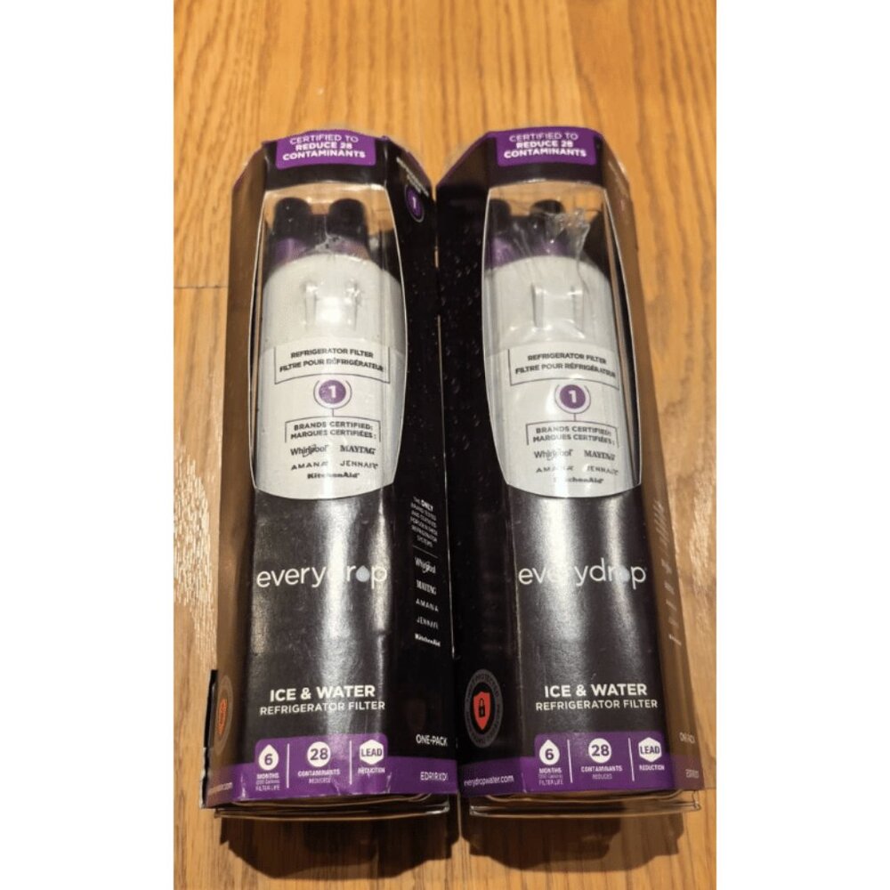 2 Pack EveryDrop Ice and Refrigerator Water Filter 1